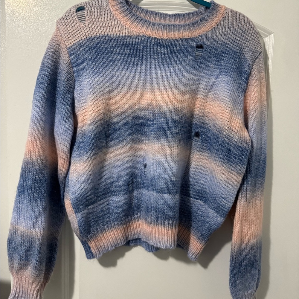 Beginning Boutique Pastel Striped Sweater